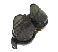 DINGYIG For YZF For R6 For YZF-R6 For Xjr 1300 2000-2002 Modified LED Tail Light Motorcycle Brake Light With Led Turn Motorcycle Light Tail Light(Black)