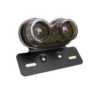 DINGYIG Modified Motorcycle Tail Light 12V Universal Motorbike Cafe Racer Chooper Rear Brake Lamp Tail Light(Color-B)