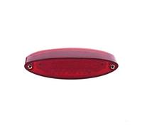 DINGYIG Motorcycle Modified Tail Light Rear Tail Light LED Brake Light Small Tail Light Tail Light(Red shell)