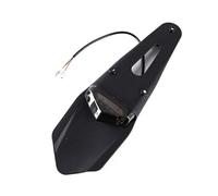 DINGYIG Universal Motorcycle LED Tail Light&Rear Mudguard Taillight Tail Light(Black)