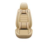 DINGYUYU Car Seat Cover for Toyota corolla 2019-2022,Leather Wear-resistant Waterproof Full Set All-inclusive Car Accessories,A-Beige