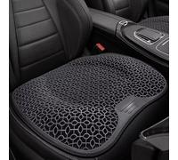 DINGZEN Car Seat Cover Sets Car Seat Cushion Lumbar Support Honeycomb Ice Thread Backrest Ventilation Breathable Accessories