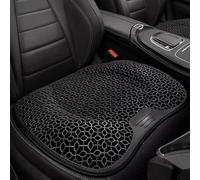 DINGZEN Car Seat Cover Sets Car Seat Cushion Lumbar Support Honeycomb Ice Thread Backrest Ventilation Breathable Accessories