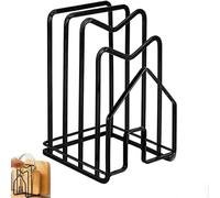 Dinhauyon Cutting Board Organizer,Pot Lid Holder,a Cutting Board Rack With 4 Compartments For Storing Various Baking Forms Of Pots Lids Cutting Boards Shovels Spoons Plates And Cloths