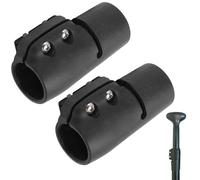 Dinhauyon Sup Paddle Clamp, Adjustable Sup Paddle Holder Lock Clamp, 2pcs Pvc Shaft Clip, Quick Release Shaft Clamp Surfing Lock Adjuster Buckle for Surfing & Water Sports