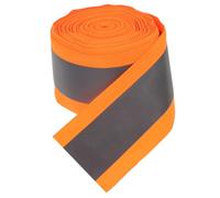 DINHEAROM 1 Roll Reflective Tape Strip Sew on Reflective Webbing Polyester High Visibility Easy to Sew on Clothing Tape for Low Visibility Situations and Night Use
