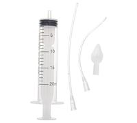 DINHEAROM 1 Set Bird Feeding Syringe - Hand Feeding Syringe Tubes with Spoon Tip - Manual Baby Birds Parrot Feeder for Milk Water Liquid Food