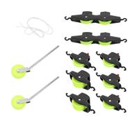 DINHEAROM 1 Set Science Pulley: Fixed and Movable Pulley Demonstrator - Physics Lab Equipment - STEM Learning Set for School Classroom Homeschool Projects