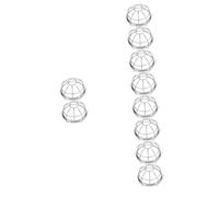 DINHEAROM 10 pcs Fire Sprinkler Protective Cover Detector Cap for Unobstructed Sensing Easy Installation Sleek Design for Home Use Fire Safety