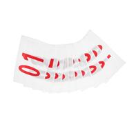 DINHEAROM 10 Sheets Polyester Cotton Race Bibs for Sports Events Number Cloth with Edge Binding Portable Competition and Running Bib Replacement for Athletes Referees Training and