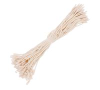 DINHEAROM 1000pcs Medium Beige Cotton Hanging Tag Fasteners Universal Snap Locks, Sturdy Price Tag Strings for Retail Label Security and Industrial Use