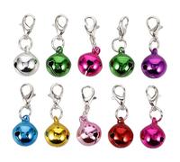 DINHEAROM 10Pcs Decorative Pet Collar Bells Durable for Dogs and Cats Multi Function Pet Accessories for Holiday Cheer and Adorable Looks
