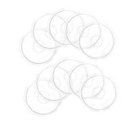 DINHEAROM 10pcs Plastic Bike Flywheel Guard and Chain Protector for Folding Bikes and Bicycles, Versatile Design Suitable for Travel and Outdoor Activities, White Spoke Protectors