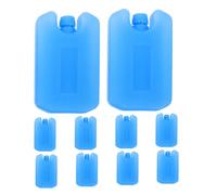 DINHEAROM 10pcs Reusable Ice Packs for Food Cooling Portable Cooler Ice Containers for Lunch Boxes and Bags Rapid Temperature Reduction Freezer Blocks for Outdoor Camping Travel Picnic