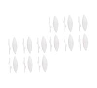 DINHEAROM 12 sets Cuttlefish Bone Chew for Small Pets Calcium-rich Hamster Teeth Molar Bite with Hooks Suitable for Birds Parrots Turtles and Budgies Calcium Supplement