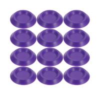 DINHEAROM 12pcs Feeder Bowls, Tiny Feeding Dish for Roaches, Crickets & Bearded Dragon, Plastic Food Dishes for Terrariums and Enclosures