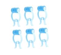 DINHEAROM 12pcs Nose Bleed Stopper Nose Clip Set Blue Breath Accessory Household Fixing for Nasal Breathing Training and Snoring Relief