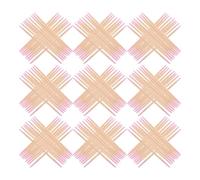 DINHEAROM 1500pcs Double Ended Pointed Tip Cotton Swabs with Firm Wooden Handles for Microblading Nail Art Eyebrow Eyelash Extension Precision Craft Cotton Swabs for Professional Makeup and