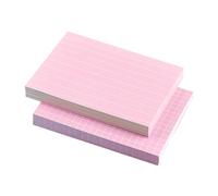 DINHEAROM 150pcs Ruled Office Index Cards Flash Note Cards for Study and Writing 3x5 Inch Ruled Record with Random Colors Student English Word Index Papers for School and Office Random Color