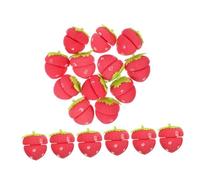 DINHEAROM 18pcs Curly Hair Artifact Strawberries Hair Curlers Soft Sleeping Curlers Styling Tool Sponge Red