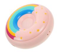 DINHEAROM 1pc Rechargeable Mini Hand Warmer Adorable Donut Shape Portable USB Charger Lightweight Quick Heating for Go Use for Friends