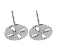 DINHEAROM 2 Pcs 25Mm Foot File Sanding Disc Replacement with Hollow Stainless Steel Bearing for Electric Dead Skin Remover Pedicure Device Accessories