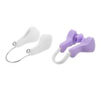 DINHEAROM 2 Pcs Nose Shaper Clip for Nose Correction and Snore Reduction Silicone Material Stylish Look Easy to Use for Nighttime Sleep