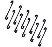 DINHEAROM 200pcs Black Pp Plant Support Ties for Garden Plants Easy to Fix Feature and Fade Resistant Material for Securing Vines and Garden Use