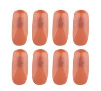 DINHEAROM 200pcs False Nail Tips for Nail Art Training 2 Packs of 100pcs Artificial Fingernails for Manicure Practice