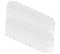 DINHEAROM 20pcs PVC Pen Pencil Case Bag for Nurses Doctors Office Supply Storage Organizer