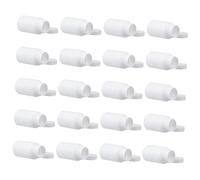 DINHEAROM 20pcs Spiral Structure Pill Holder Environmental Material Portable Pill Case for Tablets Organiser