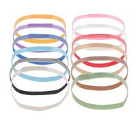 DINHEAROM 24pcs Adjustable Puppy ID Bands - Multi Coloured Whelping Collars - Soft & Comfortable Neck Loops for Dog Litter, Kitten, Cats & Newborn Pet