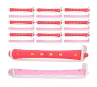 DINHEAROM 24pcs Hair Rollers for Women Dual-color Plastic Curling Rods for Professional Styling, Fits Different Hair Types, for Salon and Home Use