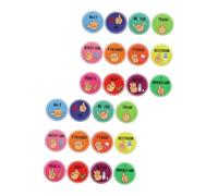 DINHEAROM 24pcs Visual Cues for Nonverbal Communication for Kindergarten Elementary School Enhances Engagement Supports Special Needs