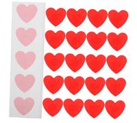 DINHEAROM 25pcs Heart-Shaped Adhesive Bandages Small Heart Breathable Wounded Sticker Adorable Adhesive Patch for Finger Injuries Trauma Dressing Fast Healing Plasters Hemostatic Care Pack