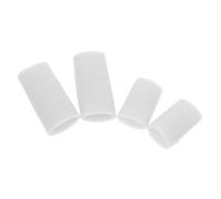 DINHEAROM 2pairs Silicone Finger Protectors for Cutting Writing Thumb Cover Injury Protection Gel Finger Sleeves for Crafting Soft Comfortable Reusable Tips Caps