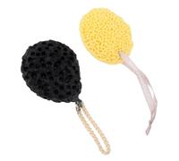 DINHEAROM 2Pcs Bath Sponge Honeycomb Seaweed Body Scrubber Soft Exfoliating Shower Balls for Gentle Skin Cleansing and Rich Lightweight and Easy to Hold