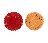 DINHEAROM 2pcs Creative Dog Chewing Toys Interactive Molar for Puppies Dogs Squeaky Design Safe Pet Chew Toy for Boredom Relief