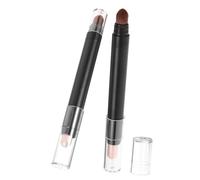 DINHEAROM 2pcs Dual-end Eye Shadow Stick with Brush for Women Smudge-resistant Eye Makeup Pen Reusable and and Hold for Party and Daily Use