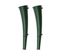 DINHEAROM 2Pcs Durable Signal Horns for Outdoor Training Whistle with Penetrating Sound Green Design for and Fun