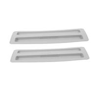 DINHEAROM 2pcs Extended Silicone Toaster Oven Covers Dustproof Lid Protectors for Bread Makers Kitchen Toaster Top Protective Cover Gray Practical and Lightweight Accessory