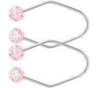 DINHEAROM 2pcs Facial Muscle Exercise Tool Dimple Maker Stainless Steel Artificial Pearl Easy to Use Enhance Facial Dimples for Women and Men Home Christmas