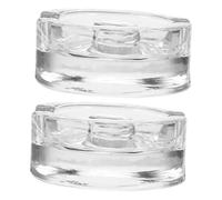 DINHEAROM 2Pcs Glass Fermenting Jar Lids with Weights for Wide Mouth Mason Jars Pickle Can Covers Preventing Oxygen Contamination Kitchen Fermentation Tool for Sauerkraut and Organic Sprouts