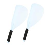 DINHEAROM 2pcs Haircut Shield for Hairdressing Salon Protective Face Cover Handheld Splash Guard for Eyes Safety and Precision in Hair Styling Blue
