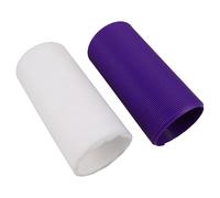 DINHEAROM 2pcs Interactive Plastic Hamster Tunnel with Easy Setup and Flexible Connection, Small Animal Hideaway Tube for Rats and Guinea Pigs in Cage or Trips