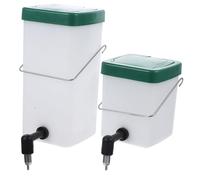 DINHEAROM 2Pcs Leak-proof Rabbit Water Dispenser Automatic Water Bottle for Guinea Pig and Bunny PET Supplies Easy Mounting Leak-proof Design