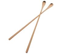 DINHEAROM 2pcs Long Handle Reptile Feeding for Lizard and Animals, 23cm Rose Gold Pet Food Scoop, Reusable Fruit Mixing and Feeding Tool