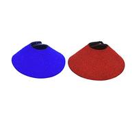 DINHEAROM 2Pcs Parrot Neckwear Scratch Wound Protective Cone for Birds Red Blue Easy to Put for Preventing Biting Licking Promotes Quick From Injuries