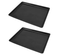 DINHEAROM 2pcs Pet Cage Tray Dog Toilet Trays Convenient for Puppy Accessories Dog Crate Household Use
