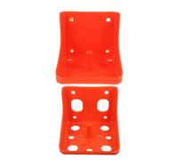 DINHEAROM 2pcs Salt Brick Box Horse Lick Salt Holder Salt Fodder Storage Container Livestock Mineral Holder Horse Salt Block Rack Salt Block Holder for Horses Salt Lick Holder Orange